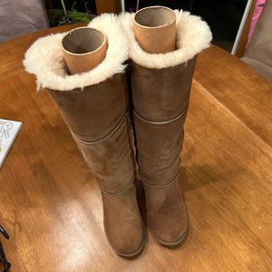 UGG Bailey Button Over the Knee boots in chestut, size 8